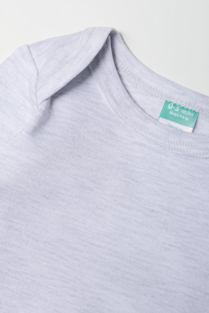 Grey Long Sleeve Bodysuit (1)