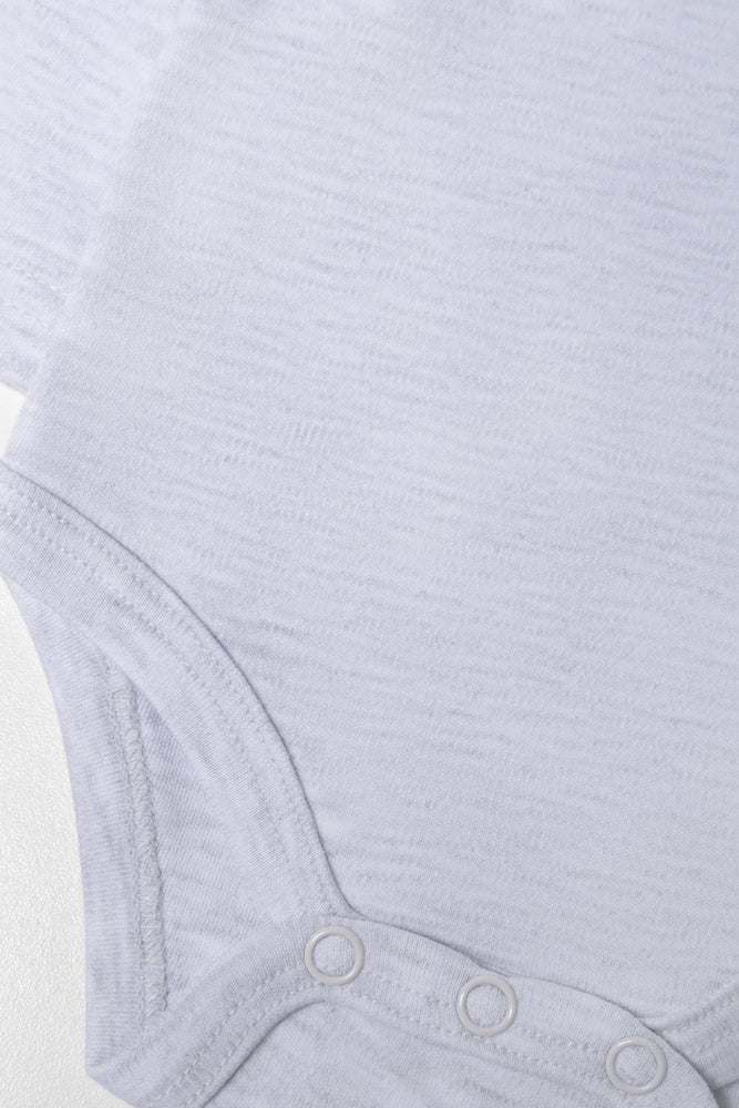 Grey Long Sleeve Bodysuit (2)