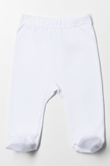 White Footed Leggings