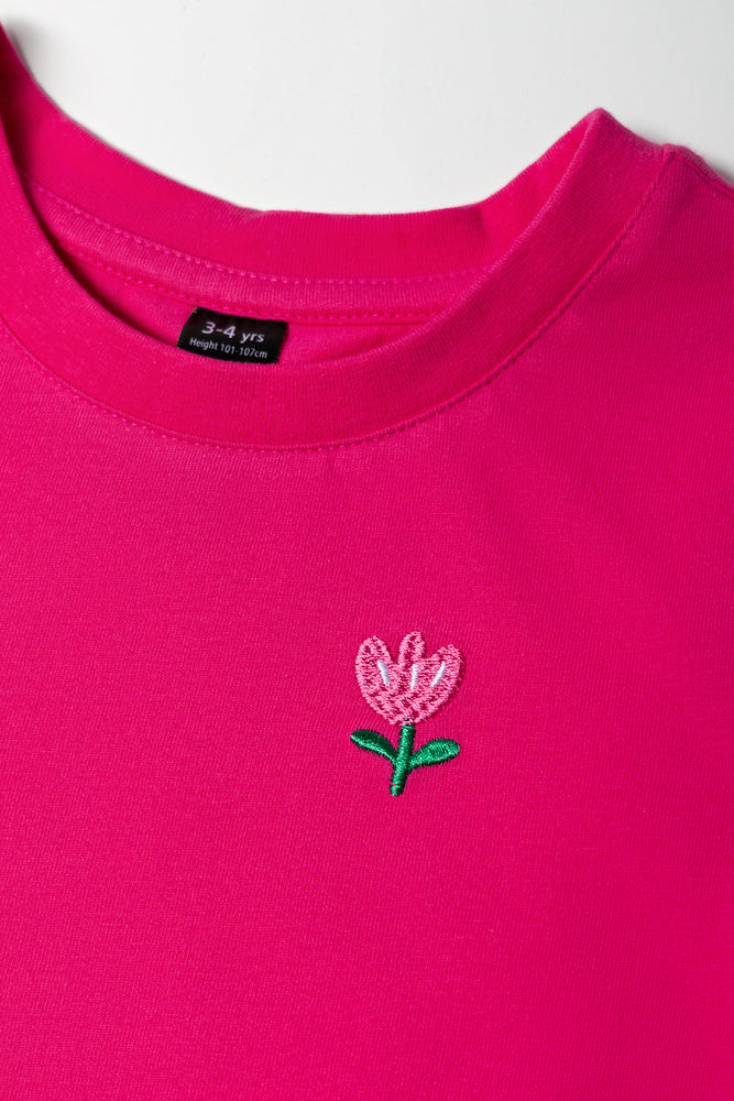 T-Shirt Hot Pink (1)