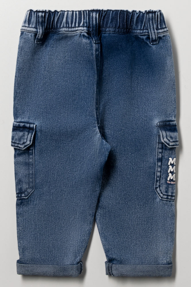 Mickey Mouse Denim Jeans Indigo (3)