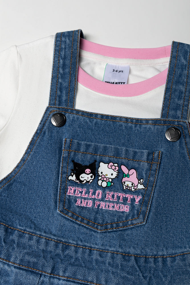 Hello Kitty Denim Pinafore Set (1)