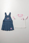 Hello Kitty Denim Pinafore Set (4)