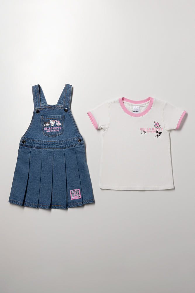 Hello Kitty Denim Pinafore Set (4)