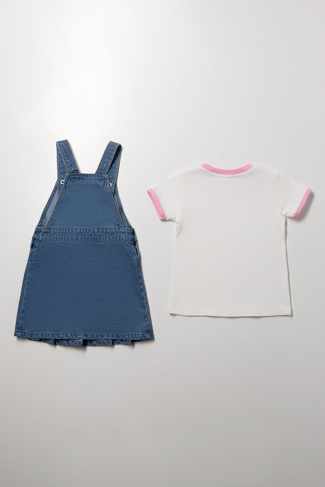 Hello Kitty Denim Pinafore Set (5)