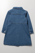 Minnie Mouse Denim Dress Blue (2)
