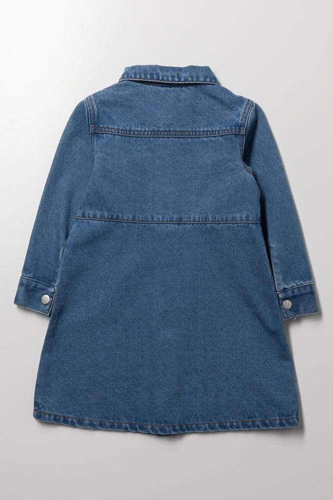 Minnie Mouse Denim Dress Blue (2)