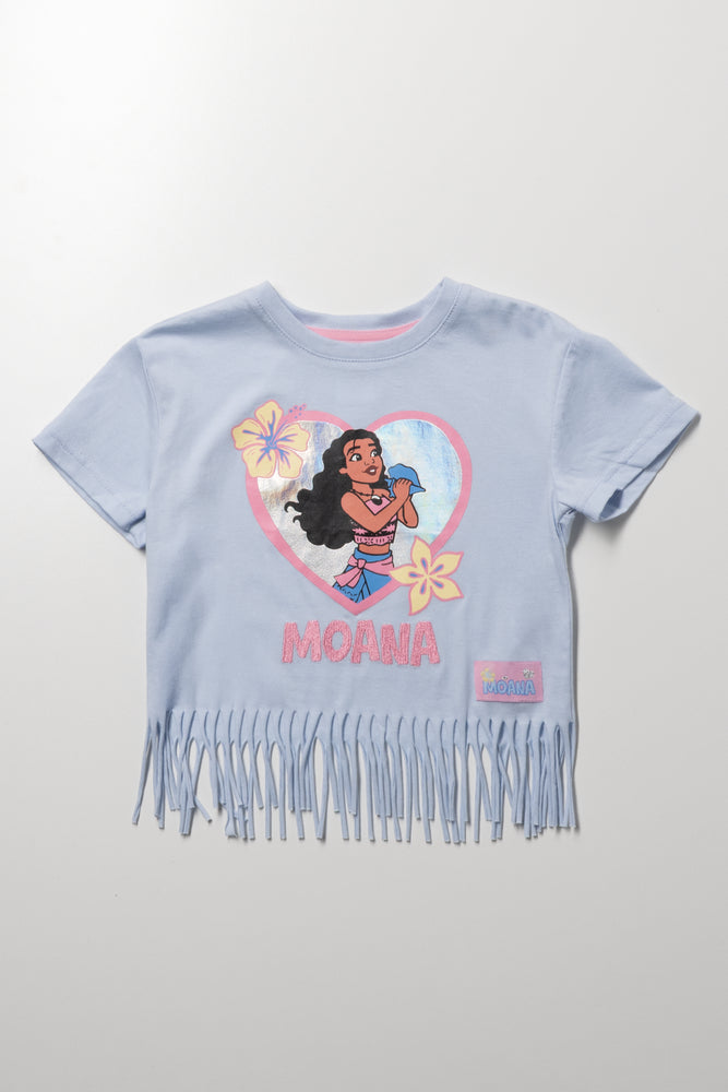 Moana Fringe T-Shirt Blue
