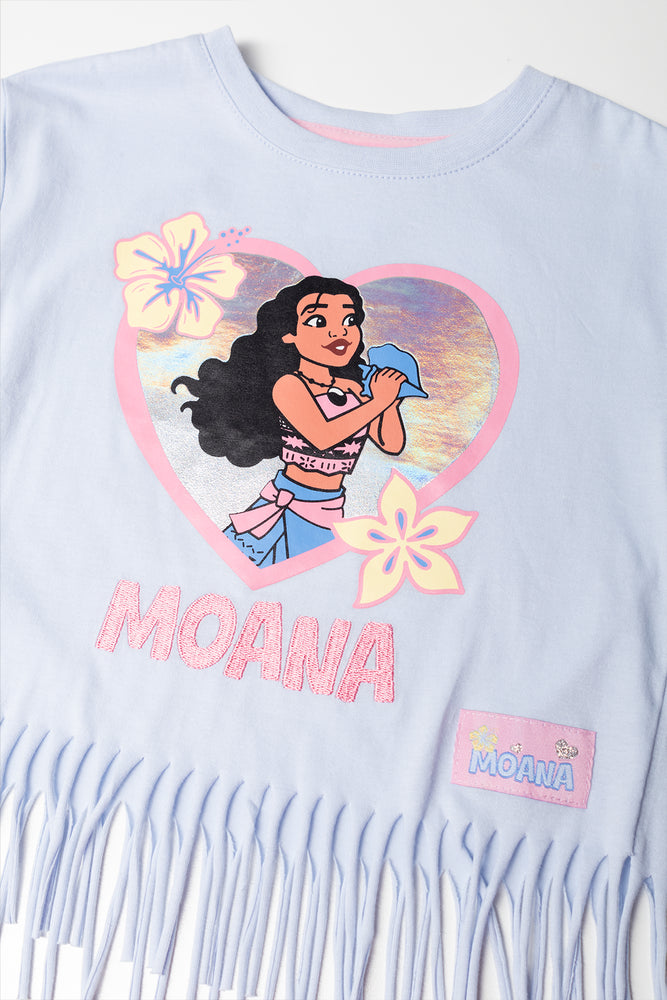 Moana Fringe T-Shirt Blue (1)
