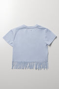 Moana Fringe T-Shirt Blue (2)