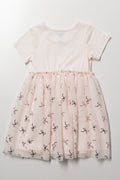 Bow Tulle Dress Cream (2)