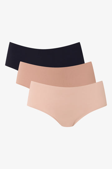 3 Pack Bonded Boyleg Panties