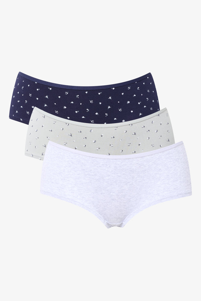 3 Pack Panties Flora Multicolours
