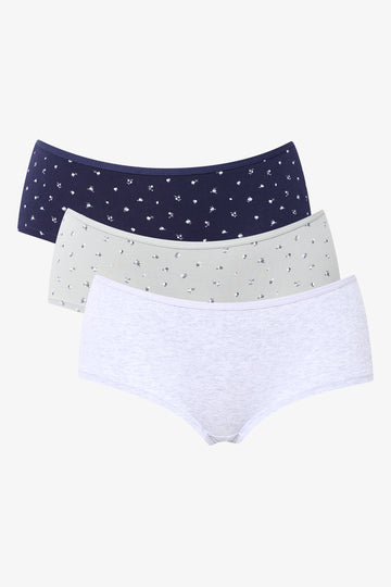 3 Pack Panties Flora Multicolours