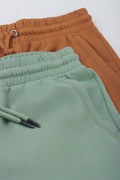 2 Pack Knit Drawstring Shorts (1)