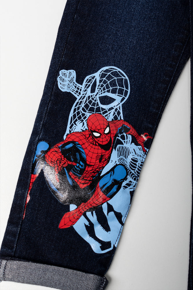 Spider-Man Skinny Denim Jeans Blue (2)