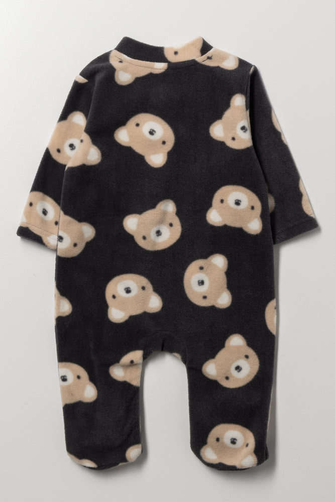 Bear Sleepsuit Grey (3)