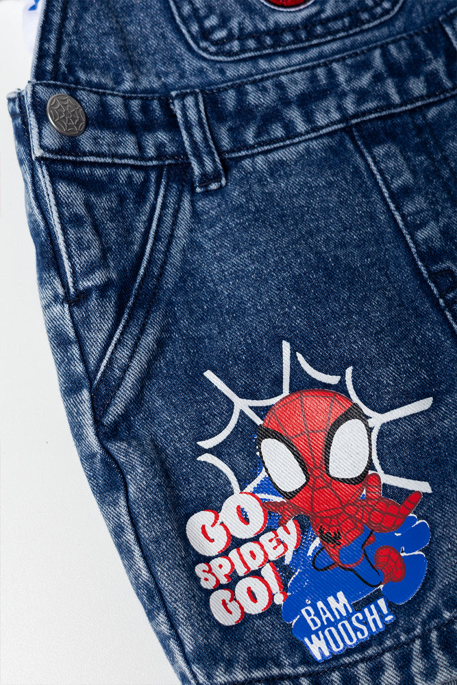 Spiderman Dungaree Set (2)