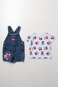 Spiderman Dungaree Set (3)