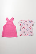 Hello Kitty Pinafore Set Pink (4)
