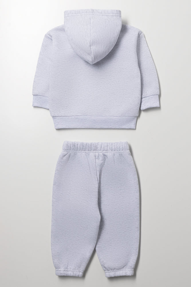 Minnie Mouse Grey Melange Tracksuit (2)