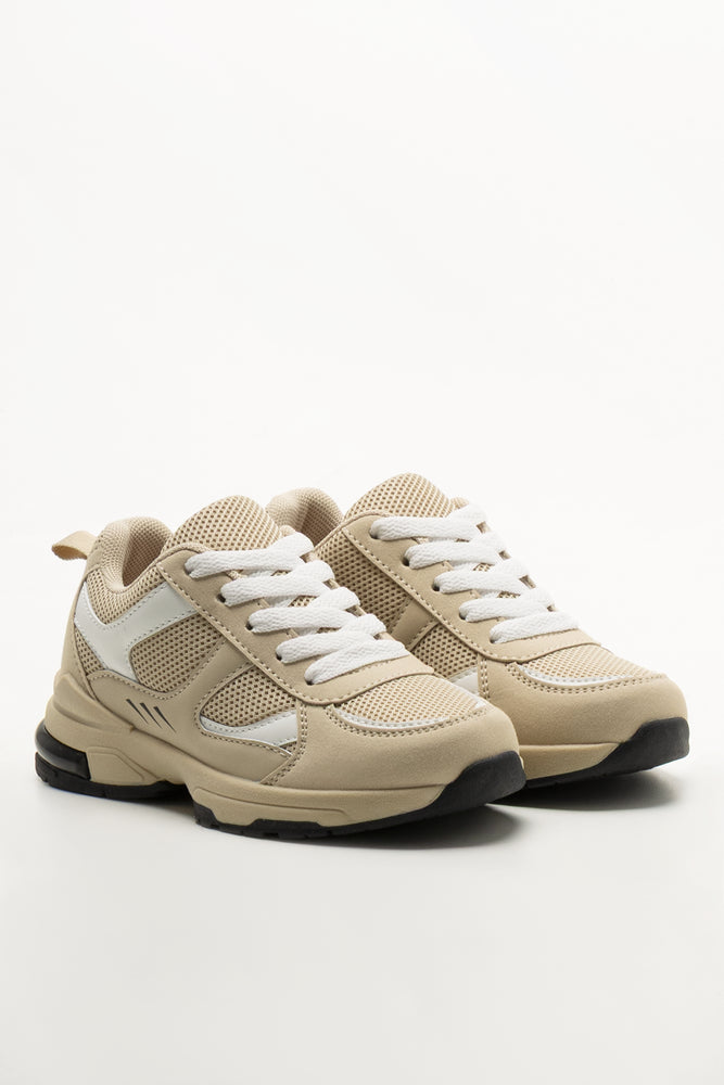 Lace Up Sneaker Natural