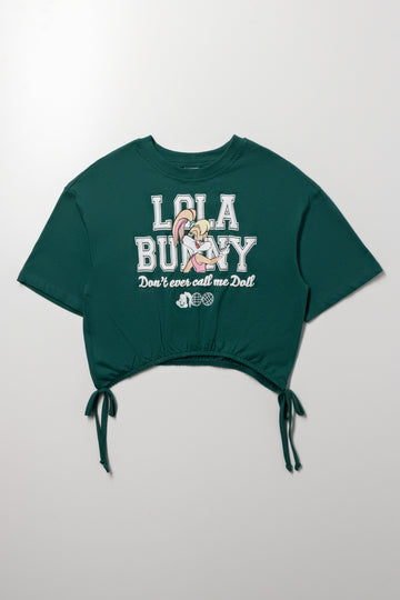 Lola Bunny Boxy T-Shirt Green