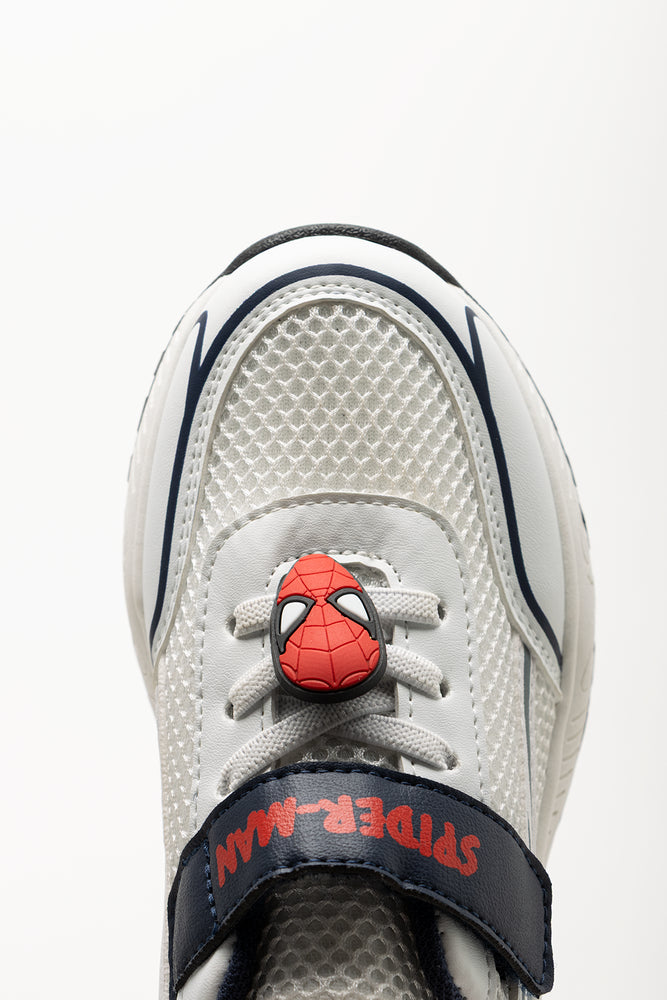 Spider-Man Charm Trainers White (4)