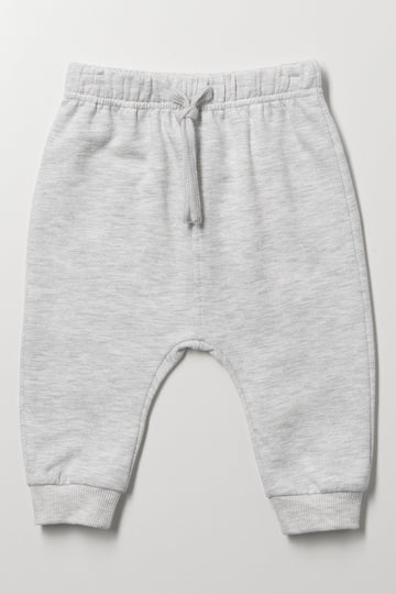 Drop Crotch Trackpants Grey