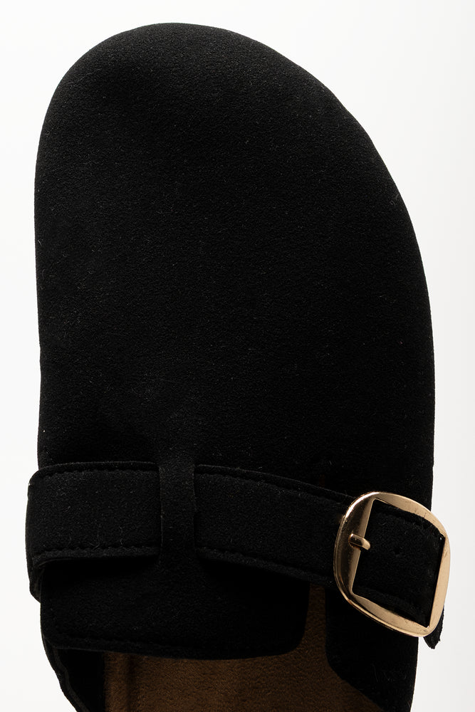Buckle Mules Black (4)
