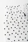 Spot Textured Shorts White (1)