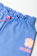 Moana Patch Pockets Shorts Blue (1)