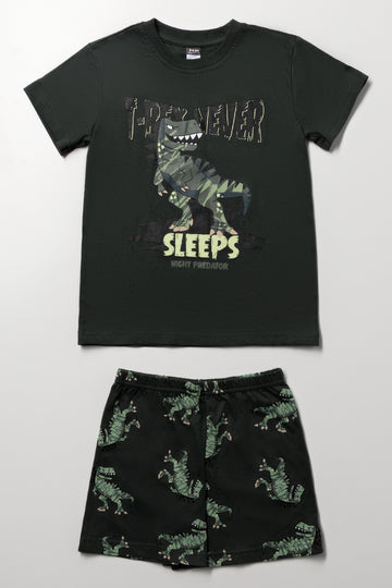 Dinosaur Graphic Pyjama Set