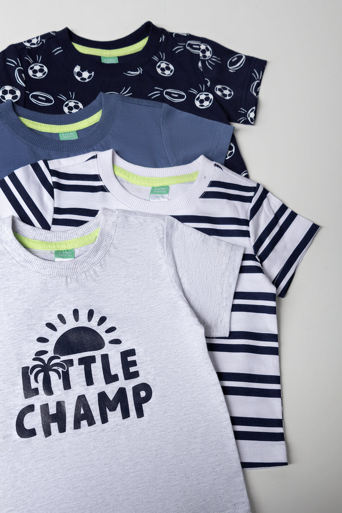 4 Pack Boys Cotton T Shirts (1)