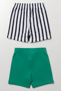 2 Pack Knit Shorts (2)