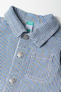 Blue Striped Denim Shacket (1)