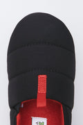 Black Quilted Slip On Slippers (4)
