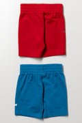 Spidey 2 Pack Shorts Red (2)