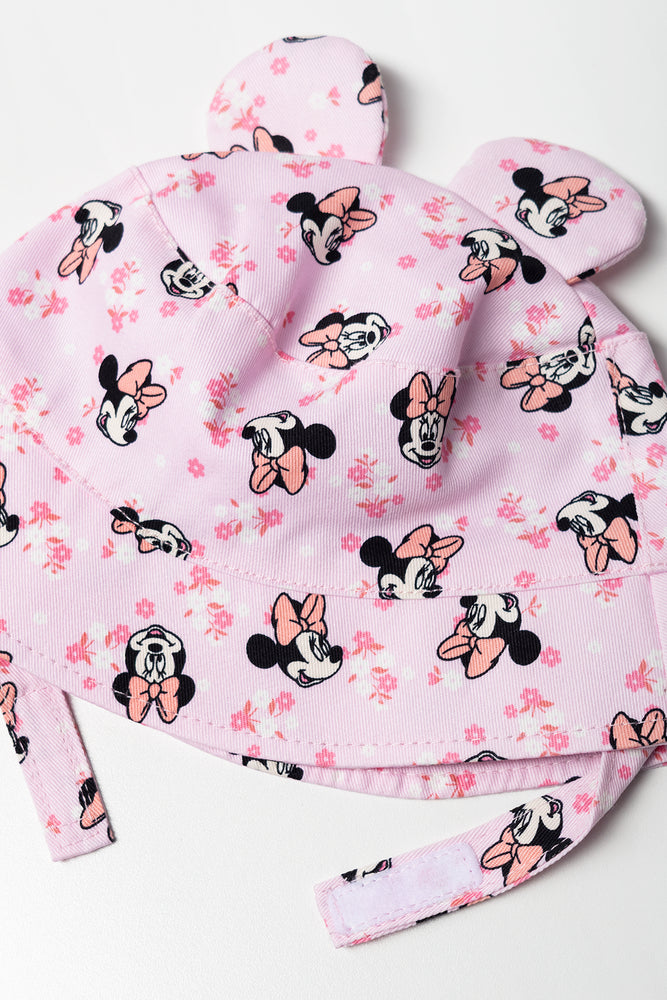 Pink Minnie Mouse Bucket Hat (1)