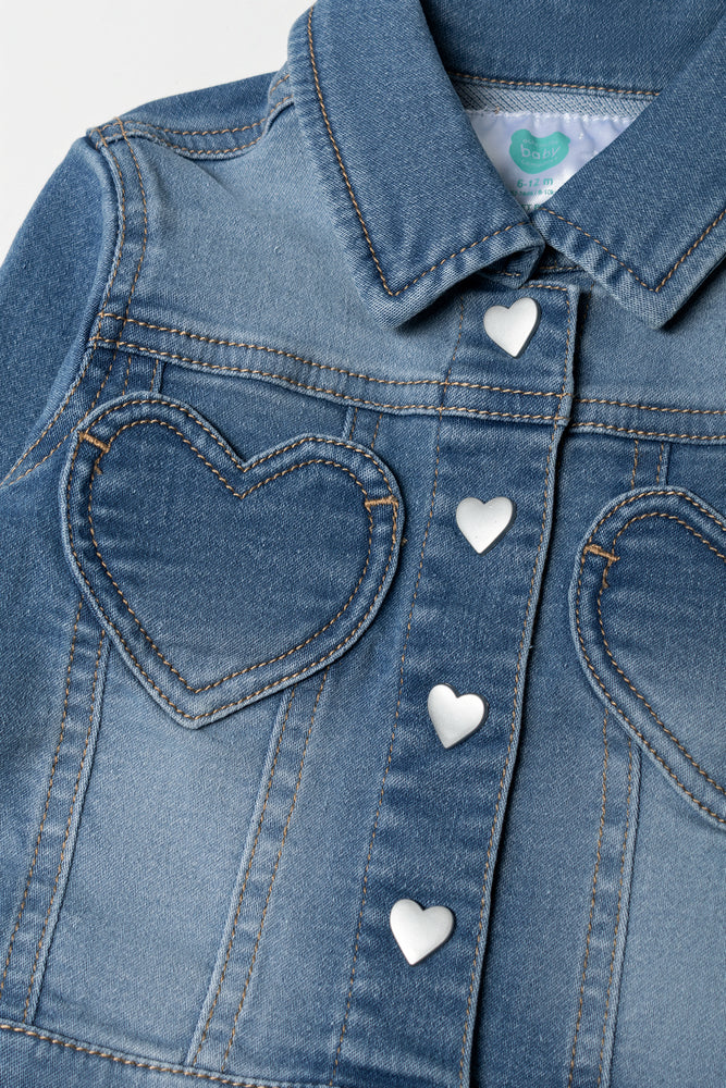 Denim Jacket with Heart Pockets (1)