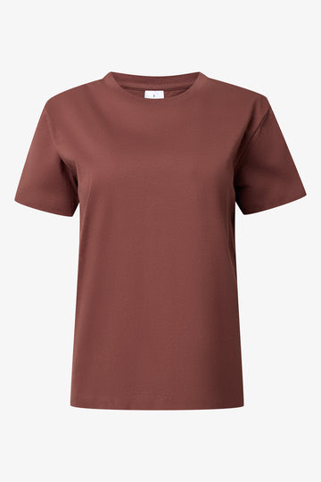 Short Sleeve Regular T-Shirt Chocolate
