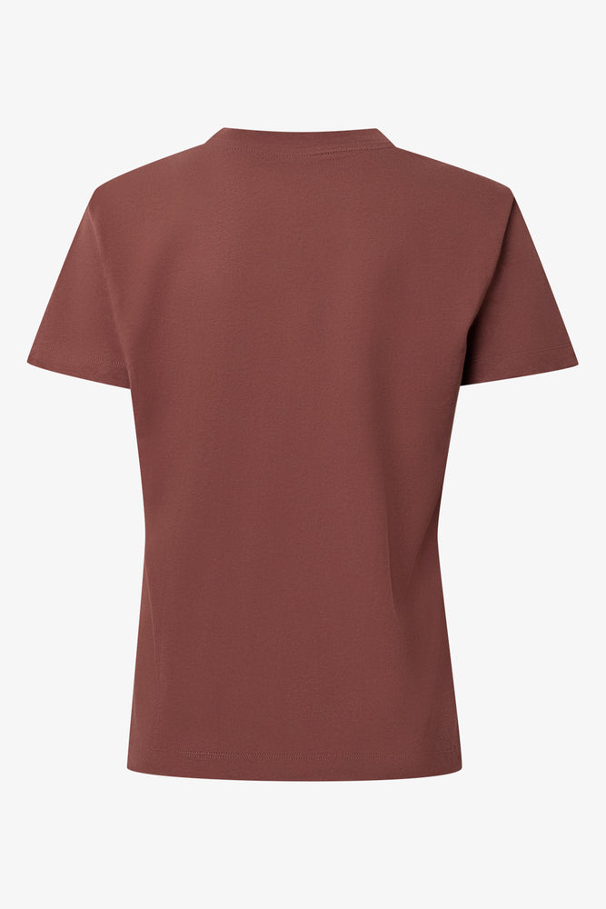 Short Sleeve Regular T-Shirt Chocolate (1)