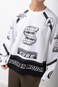 Graphic Print Hockey Jersey (3)