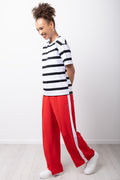 Striped Heavyweight Crew Neck T-Shirt (1)