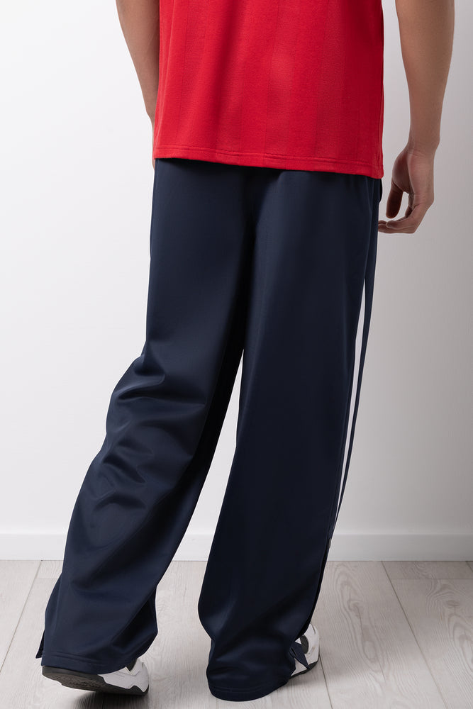 Navy Straight Leg Tricot Trackpants (2)