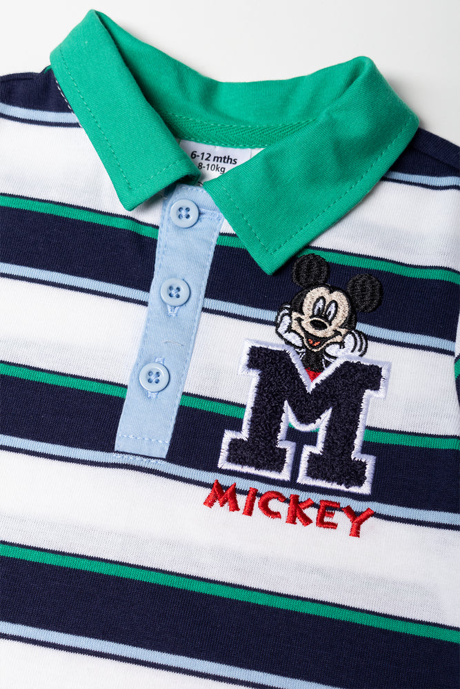 Blue White Stripe Short Sleeve (1)