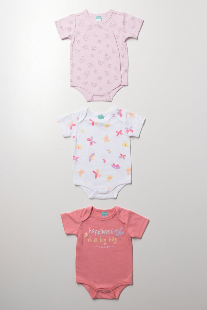 Baby Girl Butterfly Print Body Vests
