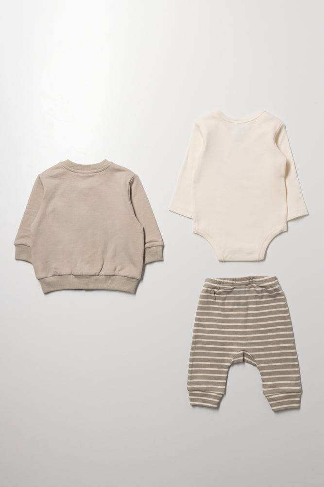 3 Piece Bomber Set Brown (3)