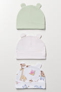 3 Pack Buddy Bear Baby Hats