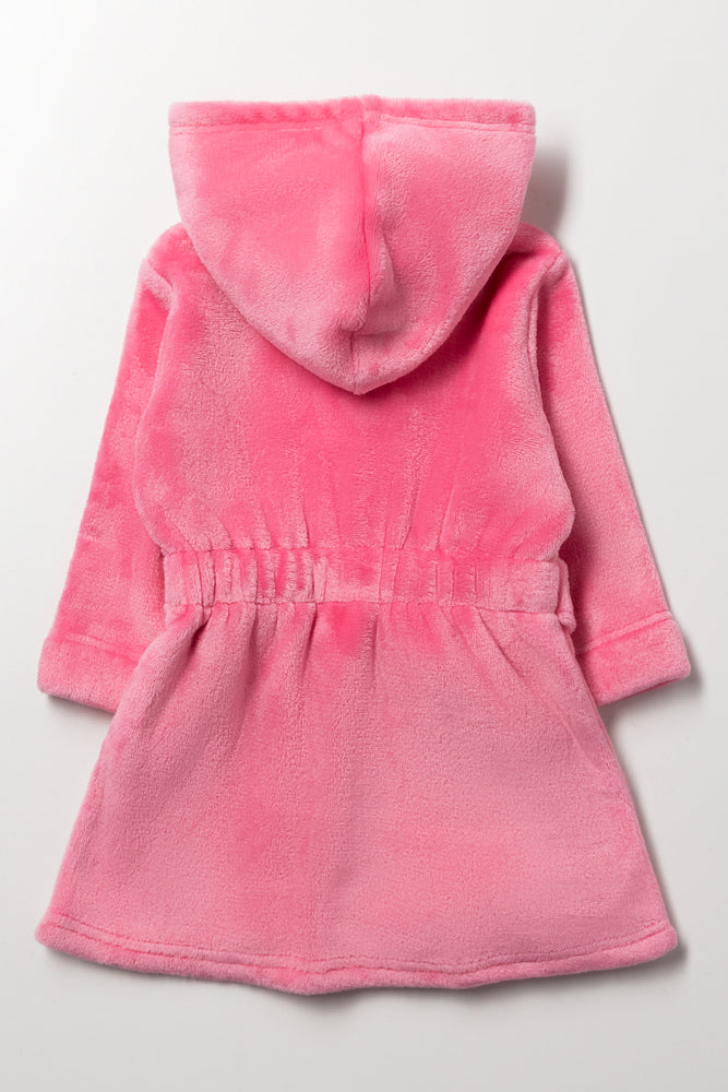 Pink Soft Plush Gown (2)